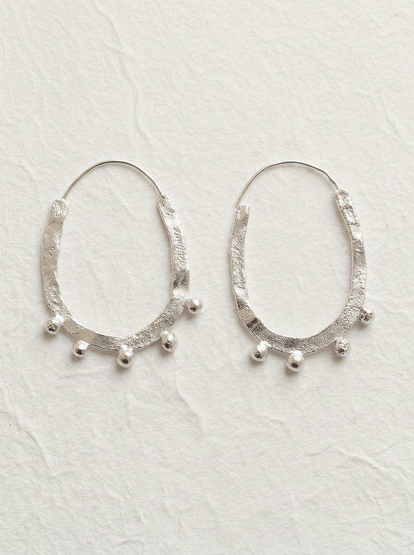 Argollas oval medianas