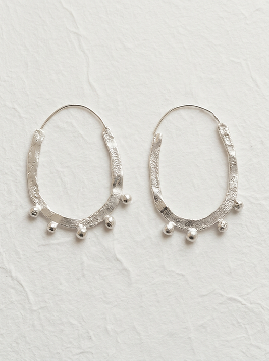 Argollas oval medianas
