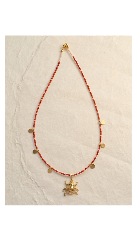 Collar escarabajo y colores