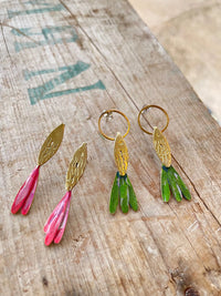 pendientes pequeños peces
