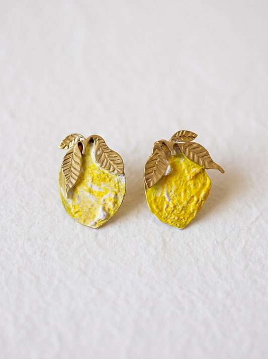 Pendientes limones pequeños