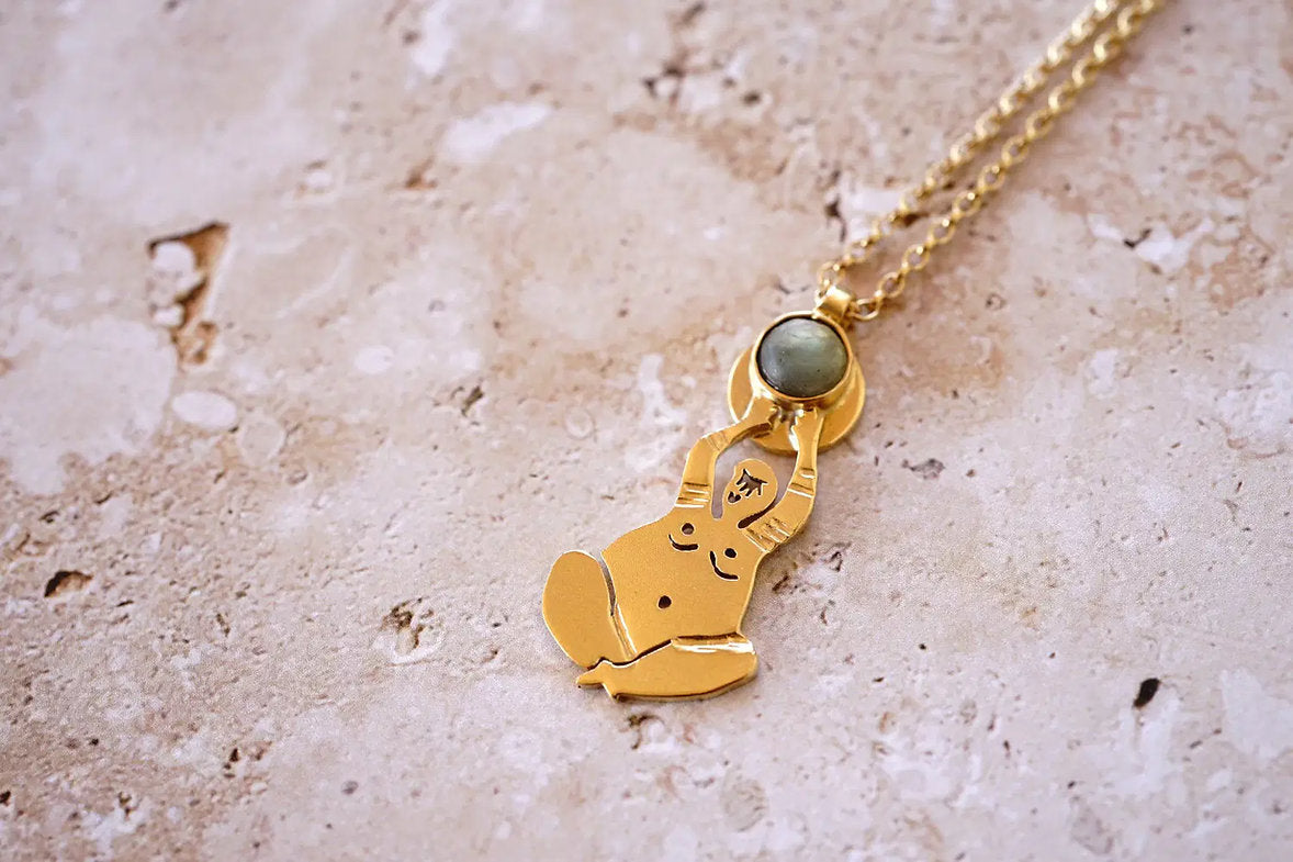 Collar yogui Om