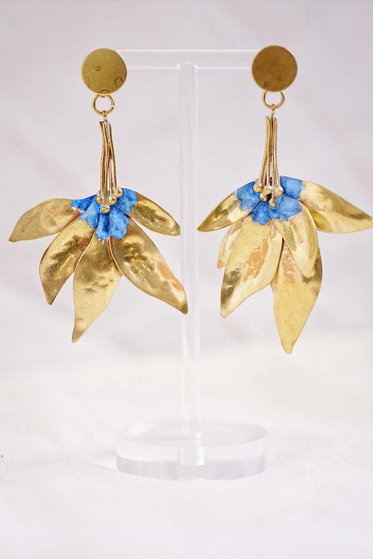 pendientes petalos personalizado