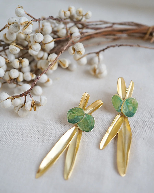Pendientes Olivo Hojiblanca