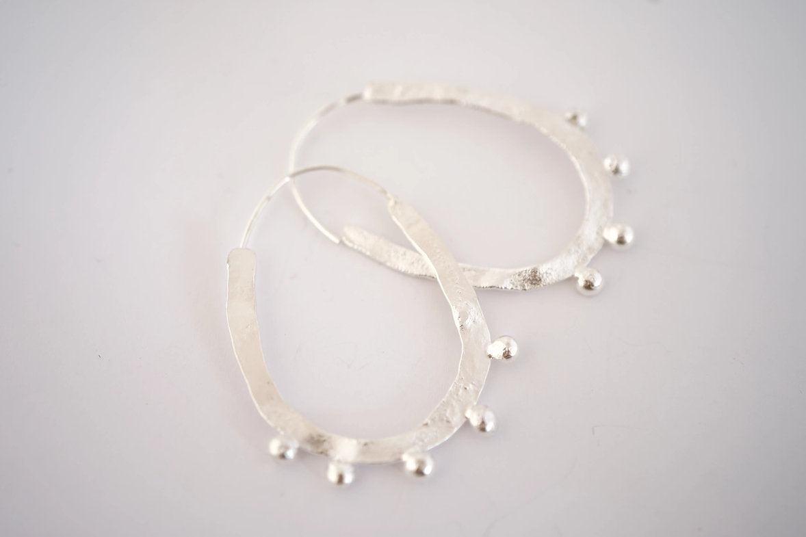 Argollas oval medianas