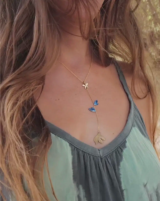 Collar plumaje suave