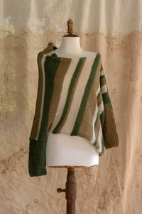 SWEATER ASIMETRICO RAYADO