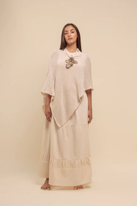 PONCHO CAPRI LINO