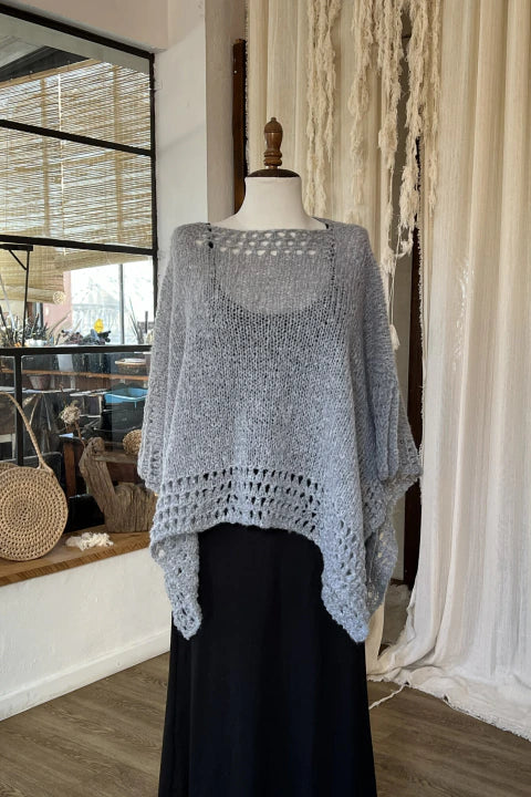 PONCHO GRULLA