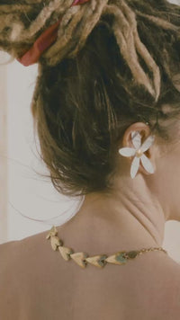 Collier ras-du-cou tissé